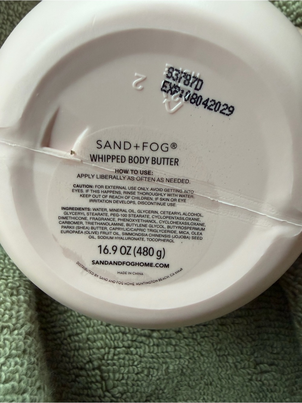 ✨New✨ Sand + Fog: Whipped Body Butter: Cotton Candy (16.9oz) - Picture 3 of 3